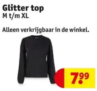 Kruidvat Glitter top aanbieding