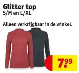 Kruidvat Glitter top aanbieding