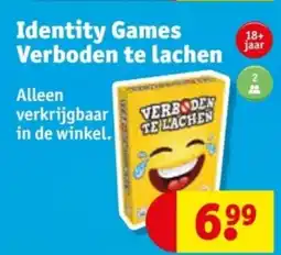 Kruidvat Identity Games Verboden te lachen aanbieding