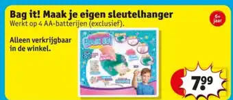 Kruidvat Bag it! Maak je eigen sleutelhanger aanbieding