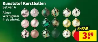Kruidvat Kunststof Kerstballen aanbieding