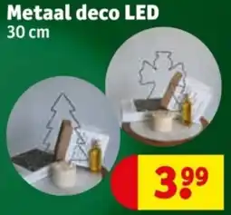 Kruidvat Metaal deco LED aanbieding