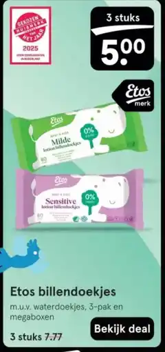 Etos Etos billendoekjes aanbieding