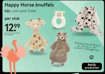 Etos Happy Horse knuffels aanbieding