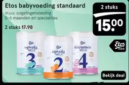 Etos Etos babyvoeding standaard aanbieding