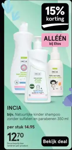 Etos INCIA aanbieding