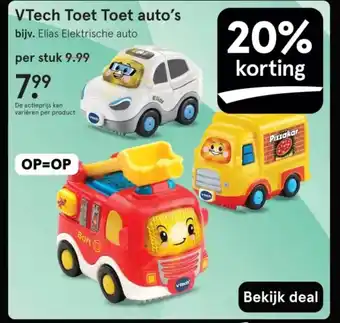 Etos VTech Toet Toet auto's aanbieding