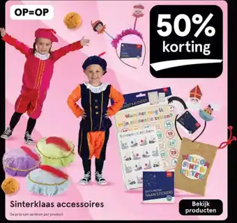 Etos Sinterklaas accessoires aanbieding