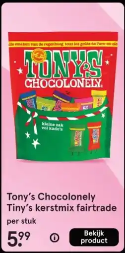 Etos Tony's Chocolonely Tiny's kerstmix fairtrade aanbieding