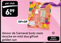 Etos Amour de Carnaval body oasis douche en mist duo giftset golden sun aanbieding