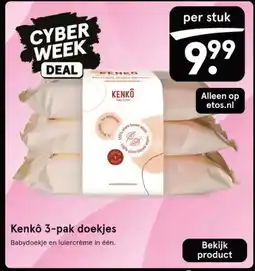 Etos Kenkô 3-pak doekjes aanbieding