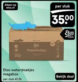 Etos Etos waterdoekjes megabox aanbieding