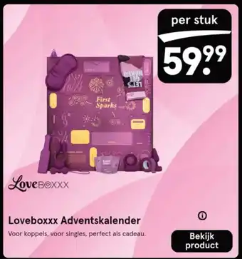 Etos Loveboxxx Adventskalender aanbieding
