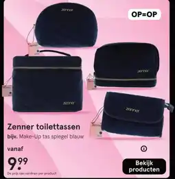 Etos Zenner toilettassen aanbieding