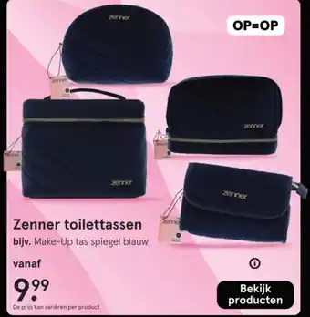 Etos Zenner toilettassen aanbieding