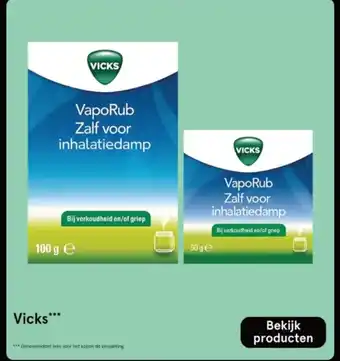 Etos Vicks aanbieding