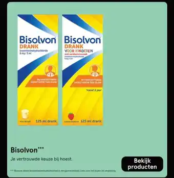 Etos Bisolvon aanbieding