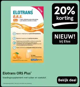 Etos Elotrans ORS Plus aanbieding