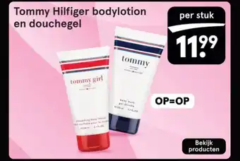 Etos Tommy Hilfiger bodylotion en douchegel aanbieding