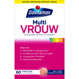 Jumbo Davitamon Multivitamines voor Vrouwen 60 Tabletten aanbieding