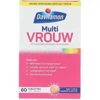 Jumbo Davitamon Multivitamines voor Vrouwen 60 Tabletten aanbieding