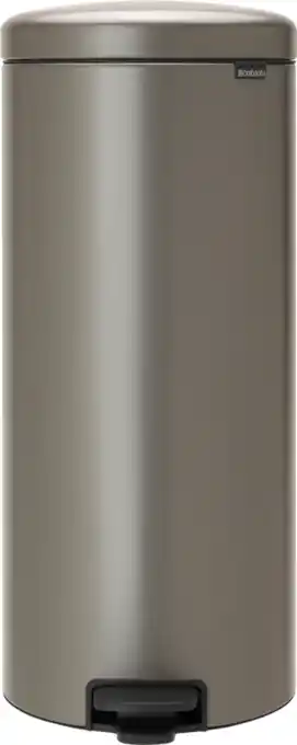 Coolblue Brabantia NewIcon Pedaalemmer 30 Liter Platinum aanbieding