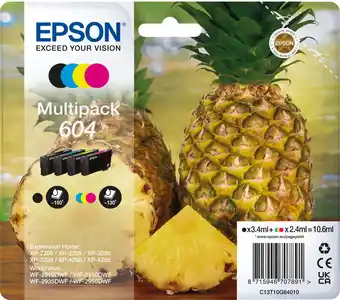 Coolblue Epson 604 Cartridge Combo Pack aanbieding