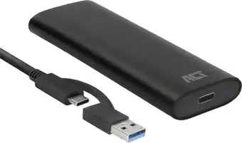 Coolblue ACT USB-C M.2 NVMe / PCIe SSD Behuizing aanbieding