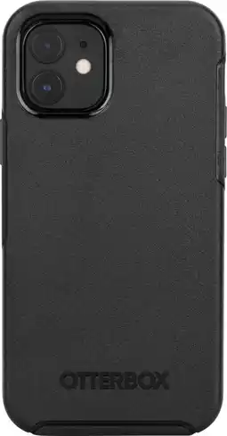 Coolblue Otterbox Symmetry Apple iPhone 12 / 12 Pro Back Cover Zwart aanbieding