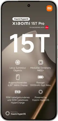 Coolblue Xiaomi 15T Pro 512 GB Grijs 5G aanbieding