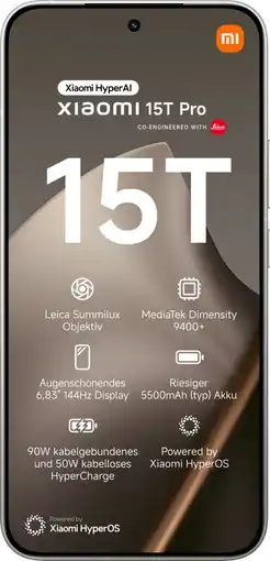 Coolblue Xiaomi 15T Pro 512 GB Grijs 5G aanbieding