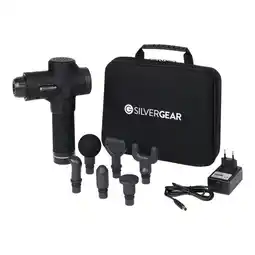 Action Silvergear massage gun Premium aanbieding