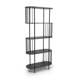 Action Wandkast Hoxton 5-laags - zwart aanbieding