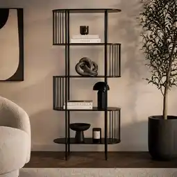 Action Wandkast Hoxton 5-laags - zwart aanbieding