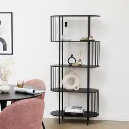 Action Wandkast Hoxton 5-laags - zwart aanbieding