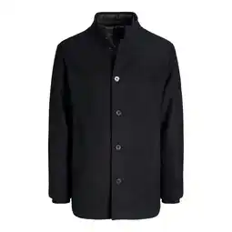 ANWB Jack & Jones Heren Detroit Coat Jacket Zwart aanbieding