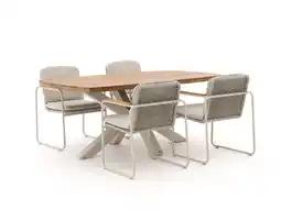 Kees Smit Bellagio Sordio/Induno deens Ovaal 180cm dining tuinset 5-delig aanbieding