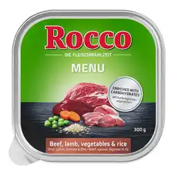 Zooplus Rocco Menu 9 x 300g Hondenvoer - Rund met Lam aanbieding