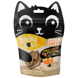 Zooplus 50g Lucky Lou Lucky Ones Sticks Kaas & Kip Kattensnacks aanbieding