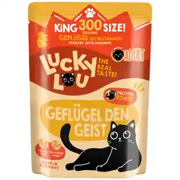 Zooplus 6x300g Lucky Lou Adult Gevogelte nat kattenvoer aanbieding