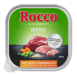 Zooplus Rocco Menu 9 x 300g Hondenvoer - Rund met Gevogelte aanbieding