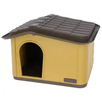 Zooplus Kerbl Pet kattenhuis Paola Eco - honing / zwart: L 60 x B 51 x H 41 cm aanbieding