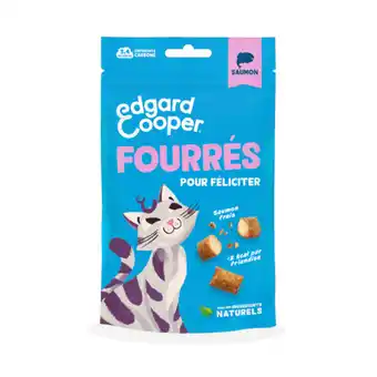 Zooplus 60g Edgard & Cooper Kattenkussen Zalm Kattensnacks aanbieding