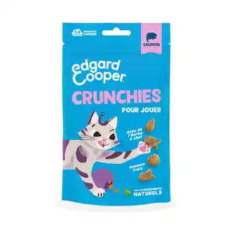 Zooplus 50g Edgard & Cooper Cat Crunchies zalm kattensnacks aanbieding