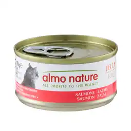 Zooplus 12 + 6 gratis! Almo Nature HFC natvoer voor katten 18 x 70 g - Zalm in Gelei aanbieding