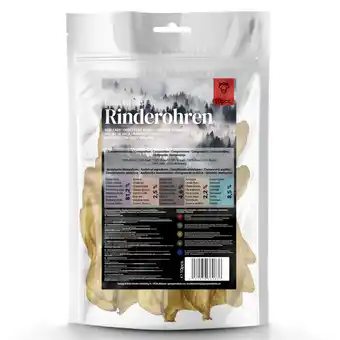 Zooplus 500g George & Bob's runderoren naturel 10 stuks hondensnack aanbieding