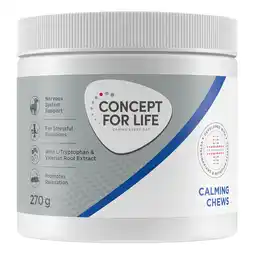 Zooplus 270g Calming Supplements Chews - Concept for Life aanvullende voeding voor honden aanbieding