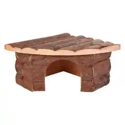 Zooplus 32x21x13cm Hoek-Speelhuis voor Knaagdieren, van Hout aanbieding