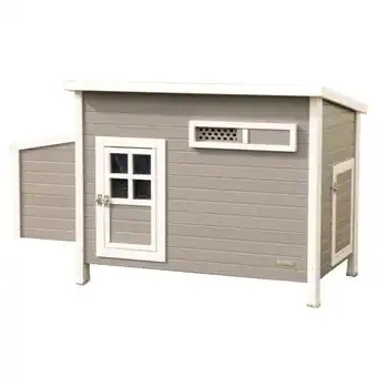 Zooplus Kerbl Hobbyfarming ECO kunststof hok Barney voor kippen 137x73x83cm aanbieding