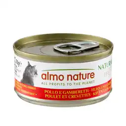 Zooplus 12 + 6 gratis! Almo Nature HFC natvoer voor katten 18 x 70 g - Natural Kip & Garnelen aanbieding